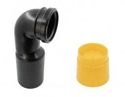 KIT CODO EVACUACION INODORO A PARED DUPLO IN-WALL ROCA